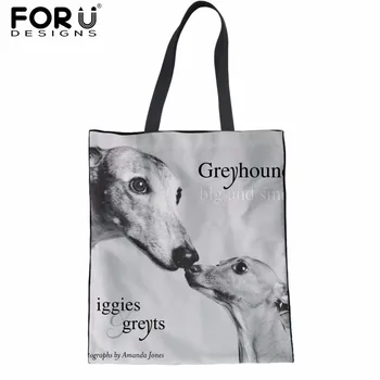 FORUDESIGNS Cute Dark Grey Italian Greyhound Women Shoulder Bag Girls School Bookbag Fashion Canvas Shopping Tote Handbag Female
FORUDESIGNS Cute Dark Grey Italian Greyhound Women Shoulder Bag Girls School Bookbag Fashion Canvas Shopping Tote Handbag Female