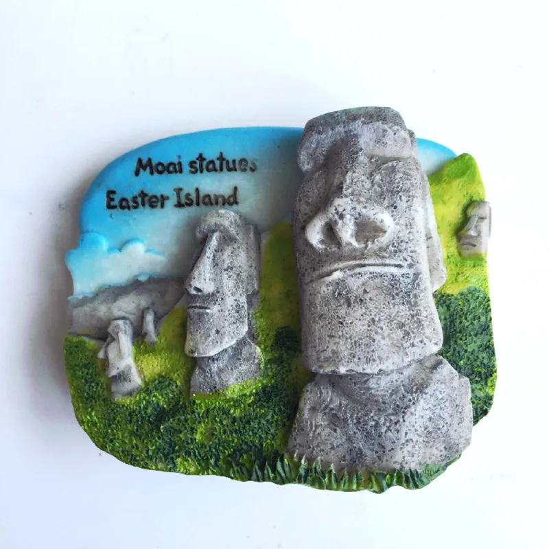 Moai Statues Easter Island, Chile Tourist Travel Souvenir 3D Resin Decorative Fridge Magnet Craft GIFT IDEA
Moai Statues Easter Island, Chile Tourist Travel Souvenir 3D Resin Decorative Fridge Magnet Craft GIFT IDEA