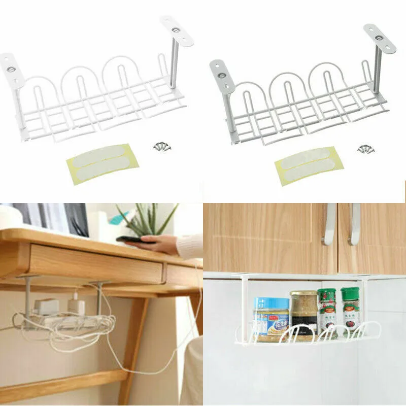 Portable Under Desk Cable Management Tray Organizer Wire Cord Power Charger Plugs Storage Racks
Portable Under Desk Cable Management Tray Organizer Wire Cord Power Charger Plugs Storage Racks