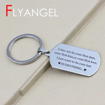 Engrave Heart I May Not Be Your First Data First Love Fashion Keychain Car Key Tag Lover Couples Valentine's Day Keyring Gifts
Engrave Heart I May Not Be Your First Data First Love Fashion Keychain Car Key Tag Lover Couples Valentine's Day Keyring Gifts