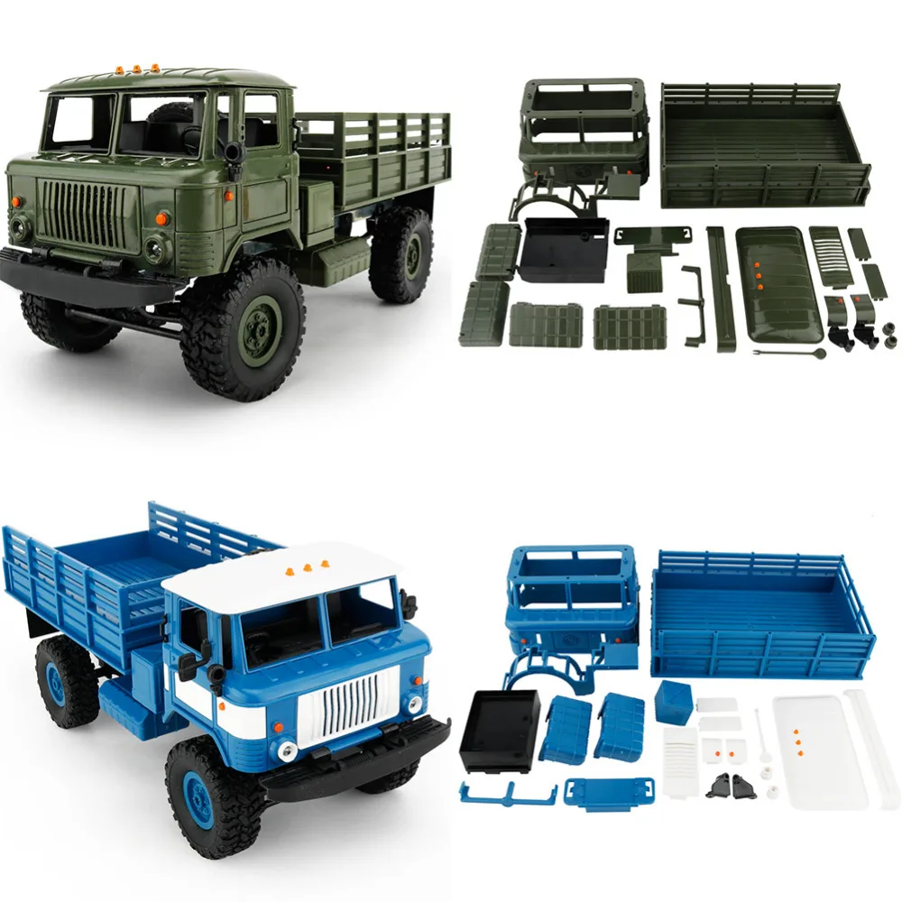 New 1:16 WPL B-24DIY Military GAZ Four-Wheel Drive Off-Road Crawling Vehicle Crawler Model remote control toy for children
New 1:16 WPL B-24DIY Military GAZ Four-Wheel Drive Off-Road Crawling Vehicle Crawler Model remote control toy for children