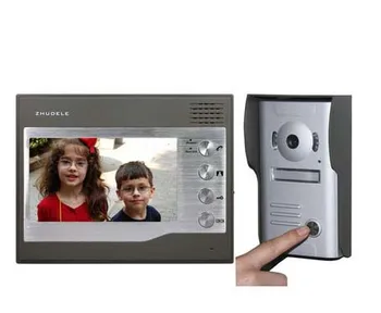 ZHUDELE New Arrival Top Quality Home Security 7" Video Door Phone Intercom Doorbell 700TVL IR Camera with Waterproof Cover 1V1
ZHUDELE New Arrival Top Quality Home Security 7" Video Door Phone Intercom Doorbell 700TVL IR Camera with Waterproof Cover 1V1