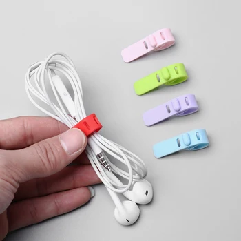 5 PCs Colorful Silicone Cable Winder Clip Organizer Mouse Wire Cord Line USB Cable Protector for iPhone Samsung Earphone
5 PCs Colorful Silicone Cable Winder Clip Organizer Mouse Wire Cord Line USB Cable Protector for iPhone Samsung Earphone