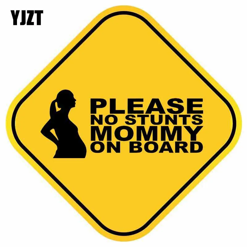 YJZT 15.1CM*15.1CM PLEASE NO STUNTS MOMMY ON BOARD PVC Decal Warning Car Sticker 12-40406
YJZT 15.1CM*15.1CM PLEASE NO STUNTS MOMMY ON BOARD PVC Decal Warning Car Sticker 12-40406