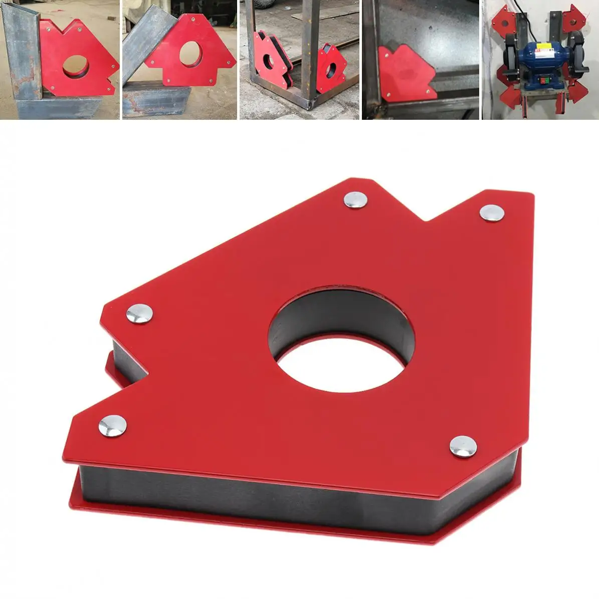 Magnetic Welding Holder Angle Soldering Locator Tools 1pcs 50LBS 3 Angle Arrow Power for Holder and Positioner In Welding
Magnetic Welding Holder Angle Soldering Locator Tools 1pcs 50LBS 3 Angle Arrow Power for Holder and Positioner In Welding