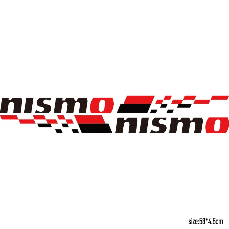 Image 1 Pair Customization NISMO Car Door Stickers decal Car Styling For Nissan qashqai juke almera x trail tiida car accessories