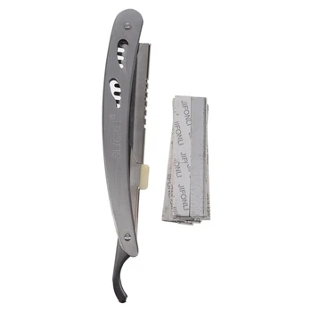 Straight Barber Edge Steel Razors Folding Shaving Knife With 10pcs Blades For Men
Straight Barber Edge Steel Razors Folding Shaving Knife With 10pcs Blades For Men