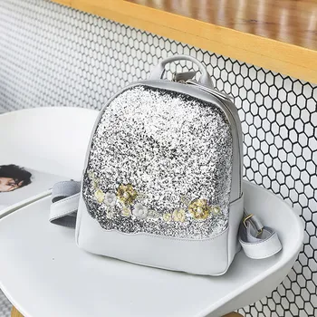Girls Bling Glitter Rucksack Shining Color Sequins Backpack Women Floral Pu Leather Backpacks Ladies Small Travel Bag Mochila
Girls Bling Glitter Rucksack Shining Color Sequins Backpack Women Floral Pu Leather Backpacks Ladies Small Travel Bag Mochila