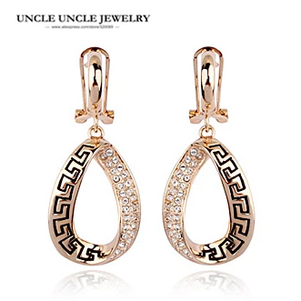 Rose Gold Color Brand Design Retro Rome Style Water Drop Hollow out Rhinestones Woman Drop Earrings Wholesale Gift Accessories
Rose Gold Color Brand Design Retro Rome Style Water Drop Hollow out Rhinestones Woman Drop Earrings Wholesale Gift Accessories