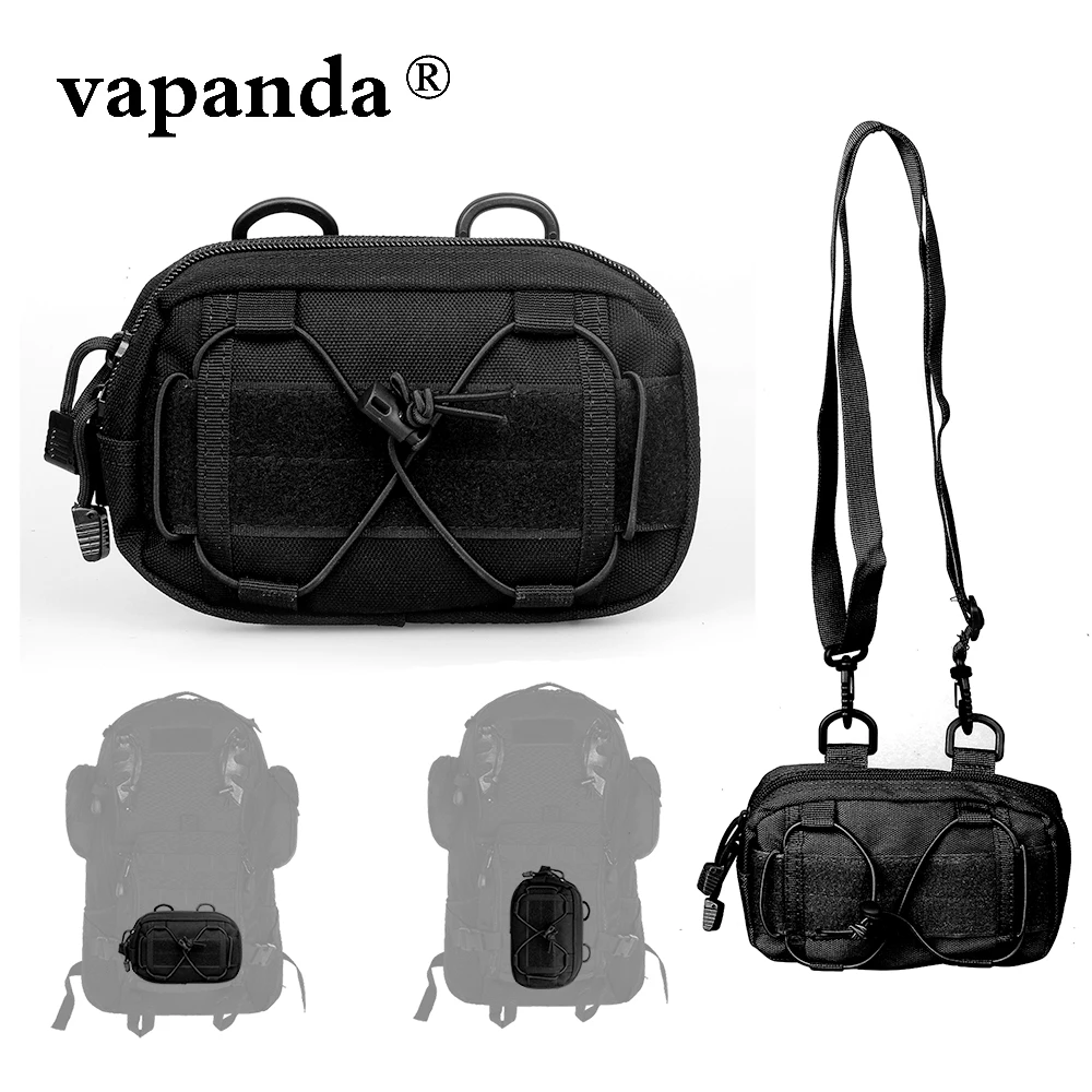 Vapanda Nylon Tactical Bag Black Molle Pouch Military Belt Outdoor Tactical Organizer Utility Gear Shoulder Hunting EDC Bag
Vapanda Nylon Tactical Bag Black Molle Pouch Military Belt Outdoor Tactical Organizer Utility Gear Shoulder Hunting EDC Bag