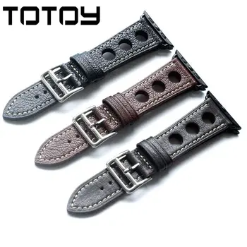 TOTOY Handmade Soft Goatskin Watchbands, For Iwatch Apple Watch Leather Watchbands, Handmade, Black Brown
TOTOY Handmade Soft Goatskin Watchbands, For Iwatch Apple Watch Leather Watchbands, Handmade, Black Brown