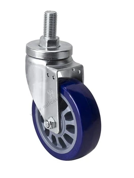 1PC EDL Heavy 5 Inch Casters Wheels 250Kg Polyurethane Wheels Castors Thread Screw Bearing Swivel Roller Industrial for trolley
1PC EDL Heavy 5 Inch Casters Wheels 250Kg Polyurethane Wheels Castors Thread Screw Bearing Swivel Roller Industrial for trolley