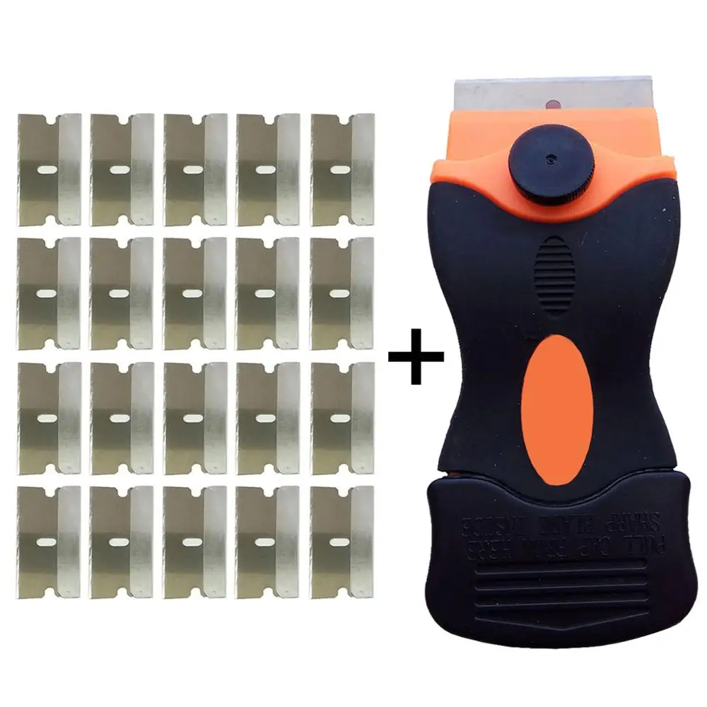 1pc Ceramic Glass Oven Razor Scraper 20pcs Blades Plastic Handle Automotive Squeegee Vinyl Film Sticker Cleaning Tools E12+20M
1pc Ceramic Glass Oven Razor Scraper 20pcs Blades Plastic Handle Automotive Squeegee Vinyl Film Sticker Cleaning Tools E12+20M