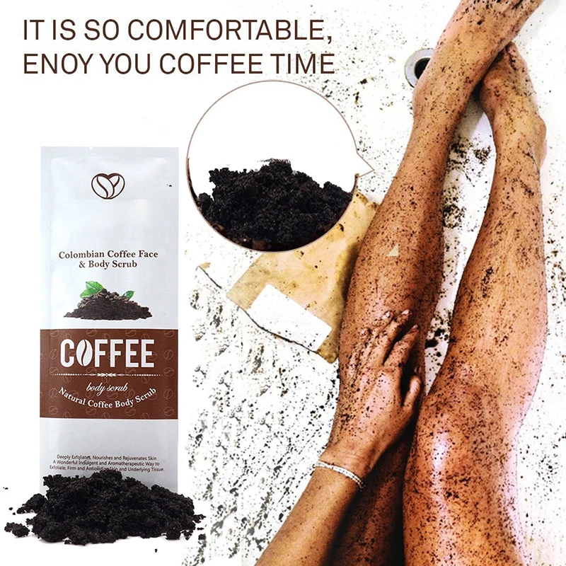 

Coffee Scrub Body Scrub Cream Facial Dead Sea Salt For Exfoliating Whitening Moisturizing Anti Cellulite Treatment Acne