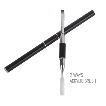 fengshangmei 2 Ways Poly Gel Brush Professional Gel Varnish Dual-ended Slice Pen for Nail Extensions Poligel Nail Art Tool
fengshangmei 2 Ways Poly Gel Brush Professional Gel Varnish Dual-ended Slice Pen for Nail Extensions Poligel Nail Art Tool