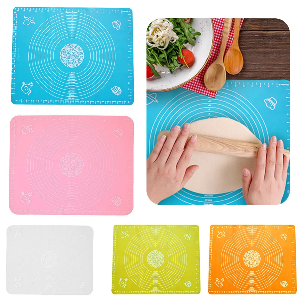 Silicone Baking Mat for Oven Scale Rolling Dough Mat Baking Rolling Fondant Pastry Mat Non-stick Bakeware Cooking Tools
Silicone Baking Mat for Oven Scale Rolling Dough Mat Baking Rolling Fondant Pastry Mat Non-stick Bakeware Cooking Tools