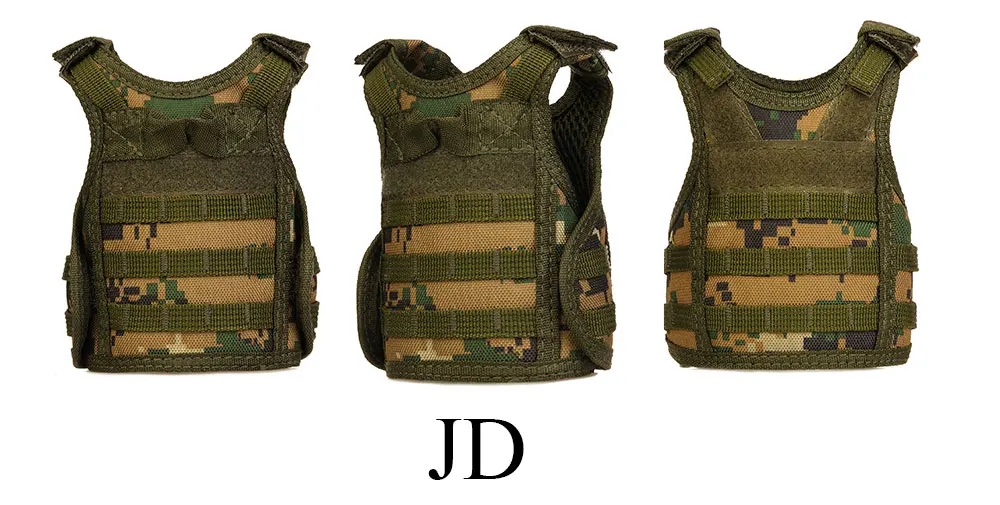 SINAIRSOFT Tactical Premium Beer Military Molle Mini Miniature Hunting Vests Beverage Cooler adjustable shoulder straps LY2074 16