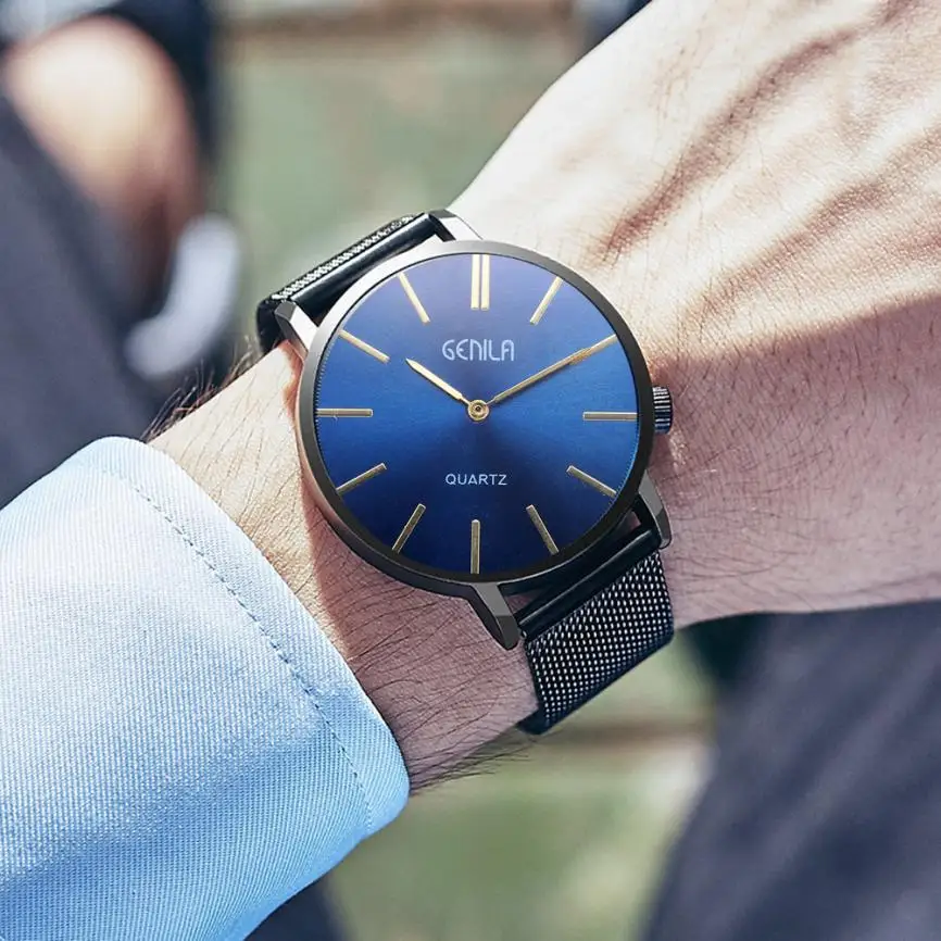 2018 Men Wacthes Fashion Classic Gold Quartz Wristwatches Stainless Steel Wrist Watch Business Watches Clock Relogio #G
2018 Men Wacthes Fashion Classic Gold Quartz Wristwatches Stainless Steel Wrist Watch Business Watches Clock Relogio #G