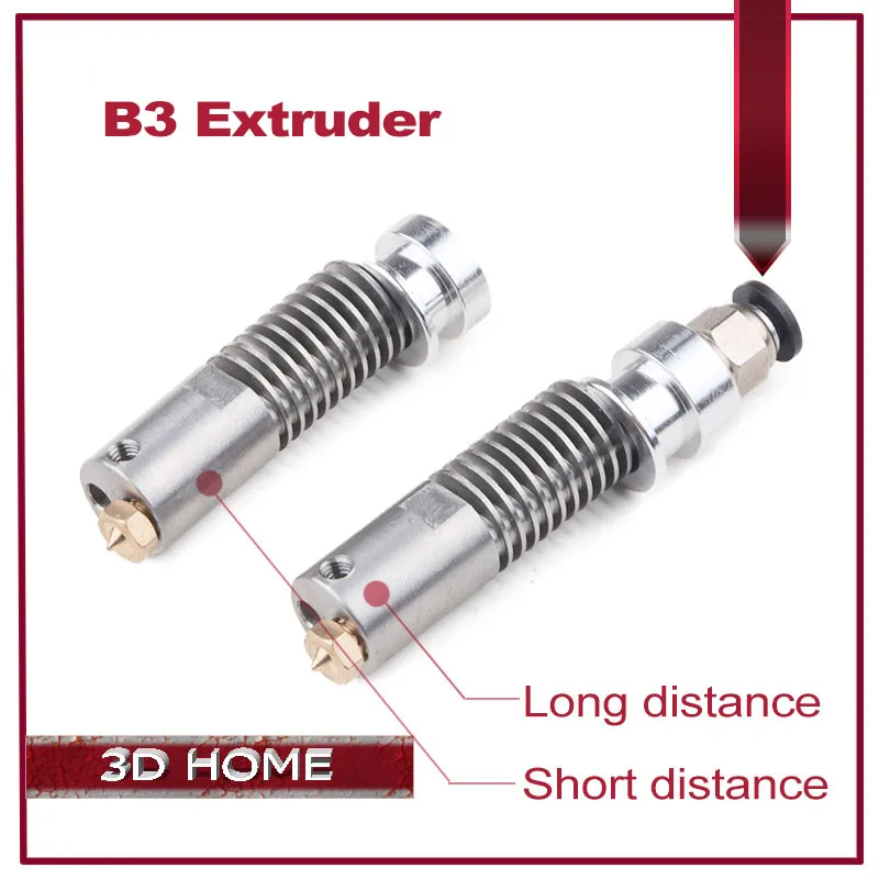 3D Printer Parts B3 Extruder Extrusion Head Metal Stainless Steel Long & Short Distance 300 degrees High temperature
3D Printer Parts B3 Extruder Extrusion Head Metal Stainless Steel Long & Short Distance 300 degrees High temperature