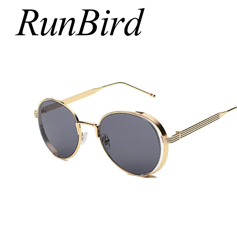 RunBird Vintage Steampunk Men Round Metal Sunglasses Women Brand Designer Mirros Len STEAM PUNK SUNGLASS Lunette De Soleil 762R
RunBird Vintage Steampunk Men Round Metal Sunglasses Women Brand Designer Mirros Len STEAM PUNK SUNGLASS Lunette De Soleil 762R