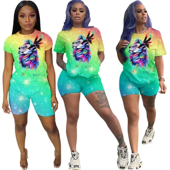 Summer Autumn Women Two Piece Set Top and Pants Plus Size Tracksuit Sweatsuit Outfit Baby Girl Print Active Casual Sets T Shirt
Summer Autumn Women Two Piece Set Top and Pants Plus Size Tracksuit Sweatsuit Outfit Baby Girl Print Active Casual Sets T Shirt