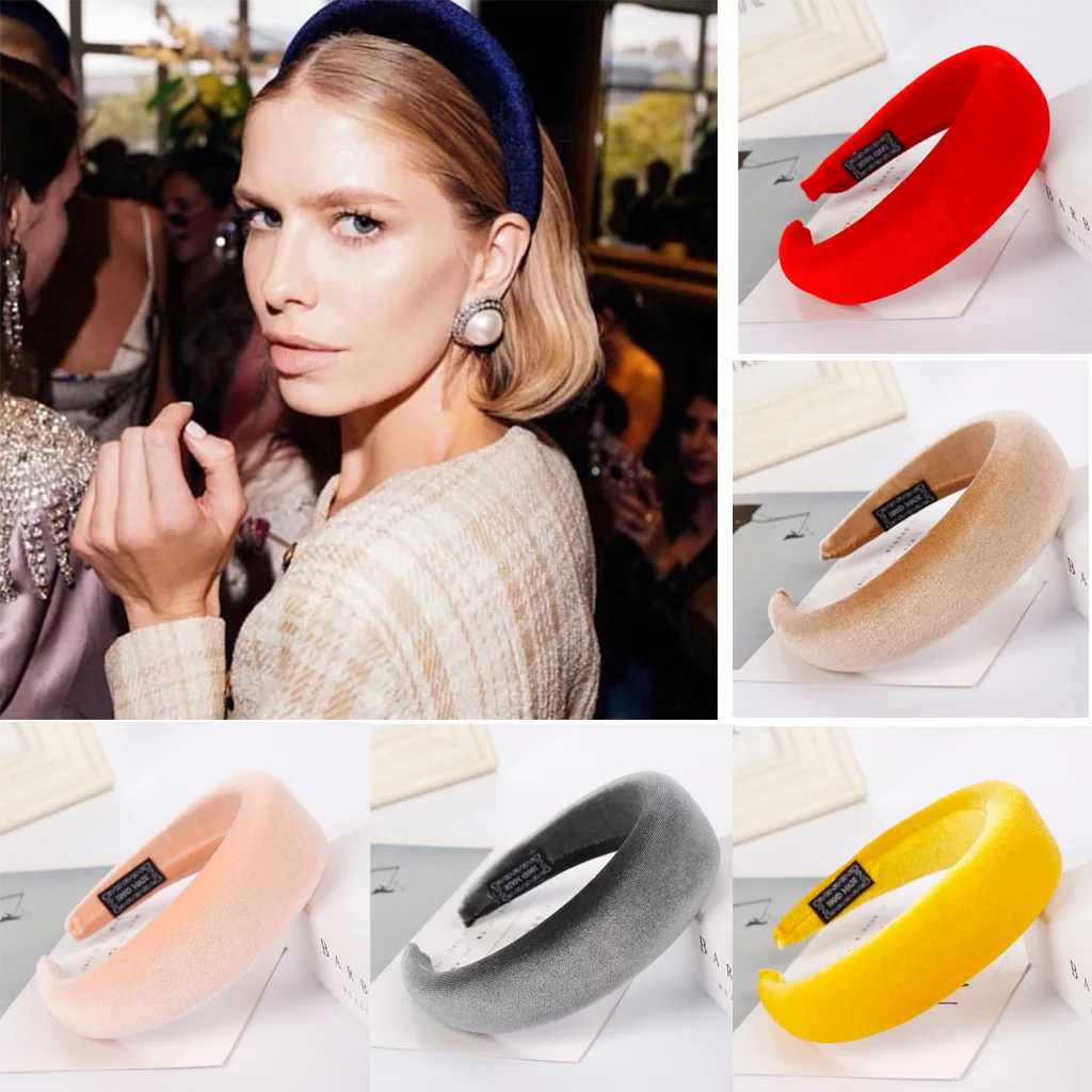 Headbands for Hair Woman Velvet Solid Colors Thicken Padded Hairbands Bezel Turban Women Headbands Girls Accessories Headwear
Headbands for Hair Woman Velvet Solid Colors Thicken Padded Hairbands Bezel Turban Women Headbands Girls Accessories Headwear