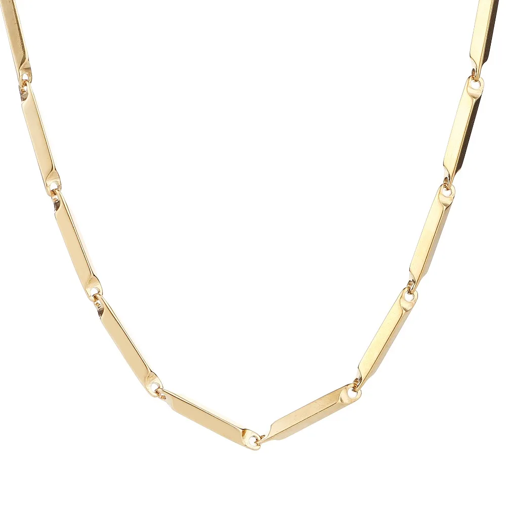 ORCHYO Silver/Gold Color Stainless Steel Stick Aberdeen Chain Necklaces 55CM 4MM USA Brazil Russia Men Jewelry Wholesale New
ORCHYO Silver/Gold Color Stainless Steel Stick Aberdeen Chain Necklaces 55CM 4MM USA Brazil Russia Men Jewelry Wholesale New