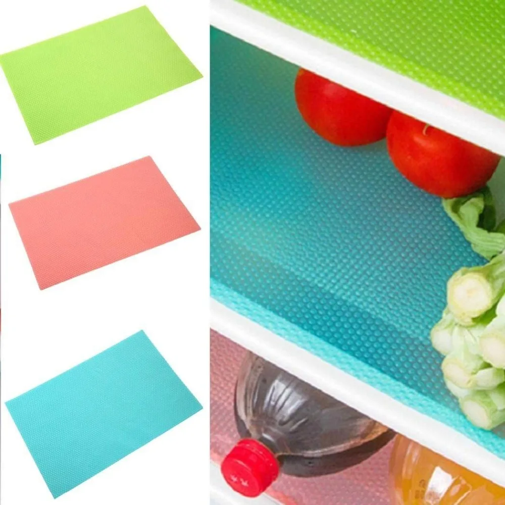 Fridge Mats 4Pcs/set Waterproof EVA Table Mat Antifouling Mildew Moisture Placemat Kitchen Supplies
Fridge Mats 4Pcs/set Waterproof EVA Table Mat Antifouling Mildew Moisture Placemat Kitchen Supplies
