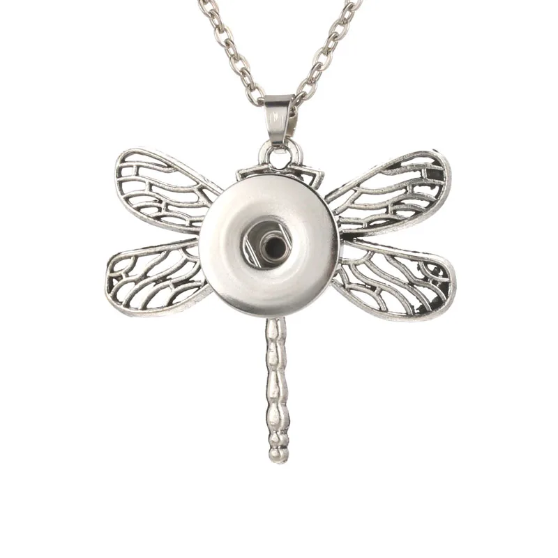 Dragonfly Snap Button Jewelry Metal Pendant Necklace with 60CM Link chain Fit 18/20mm Snap Necklace Boom Life Jewelry 6689
Dragonfly Snap Button Jewelry Metal Pendant Necklace with 60CM Link chain Fit 18/20mm Snap Necklace Boom Life Jewelry 6689