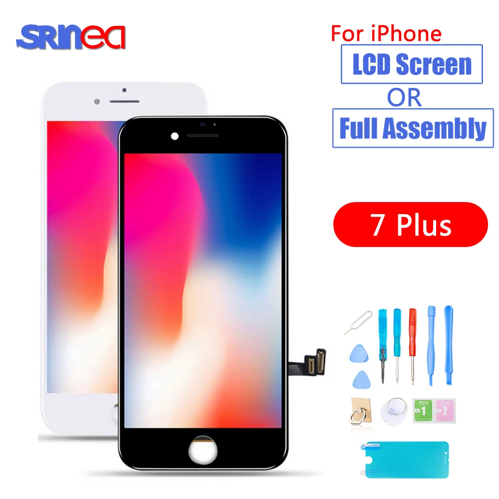 AAAA OEM LCD For iPhone 7 Plus 7plus 7P A1661 A1784 A1785 LCD Display 3D Touch Screen Full Set Digitizer Assembly Replacement
AAAA OEM LCD For iPhone 7 Plus 7plus 7P A1661 A1784 A1785 LCD Display 3D Touch Screen Full Set Digitizer Assembly Replacement