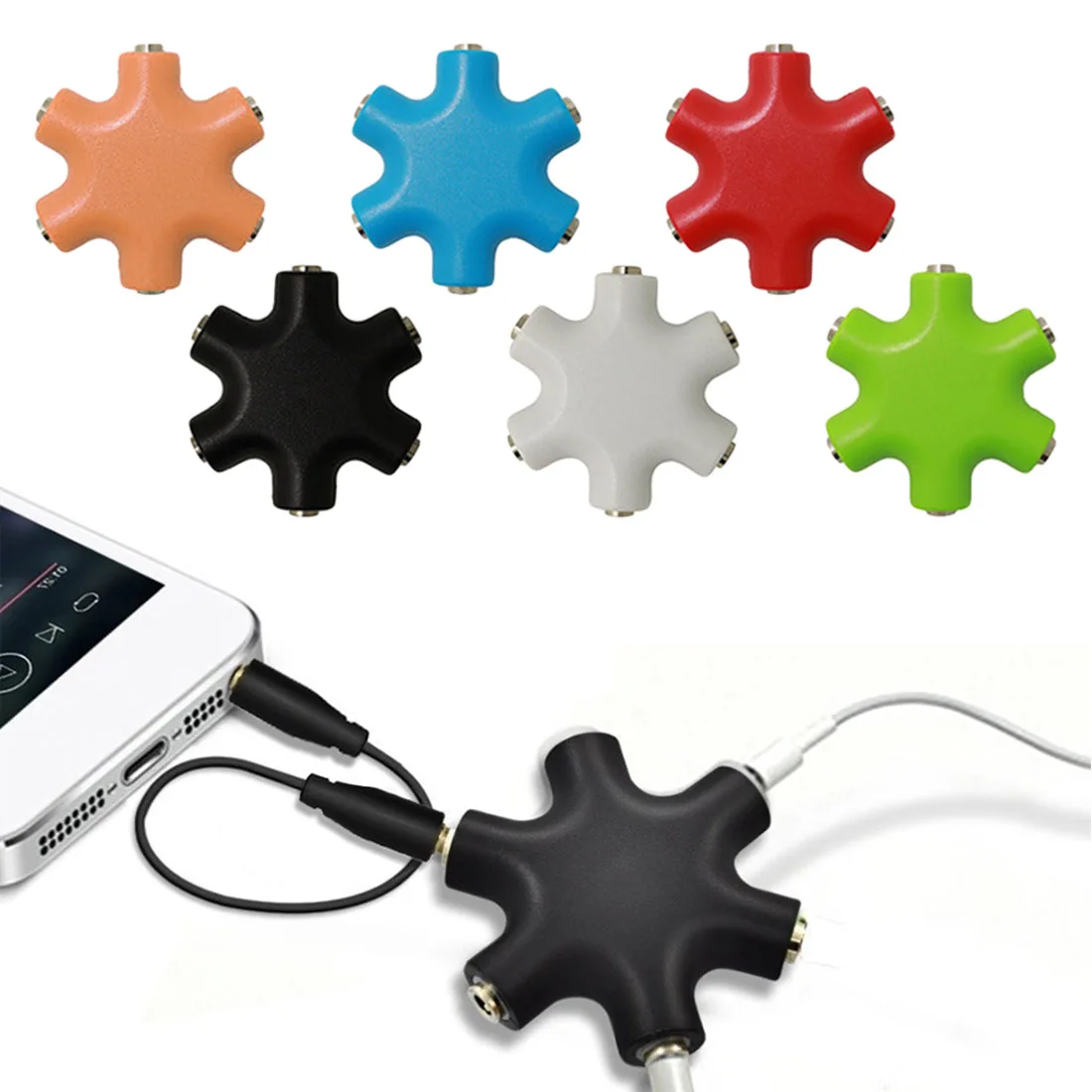 Headset One Minute Five Couple Head Computer Audio Adapter 1 Minute 5 Converter Headphone Splitter
Headset One Minute Five Couple Head Computer Audio Adapter 1 Minute 5 Converter Headphone Splitter