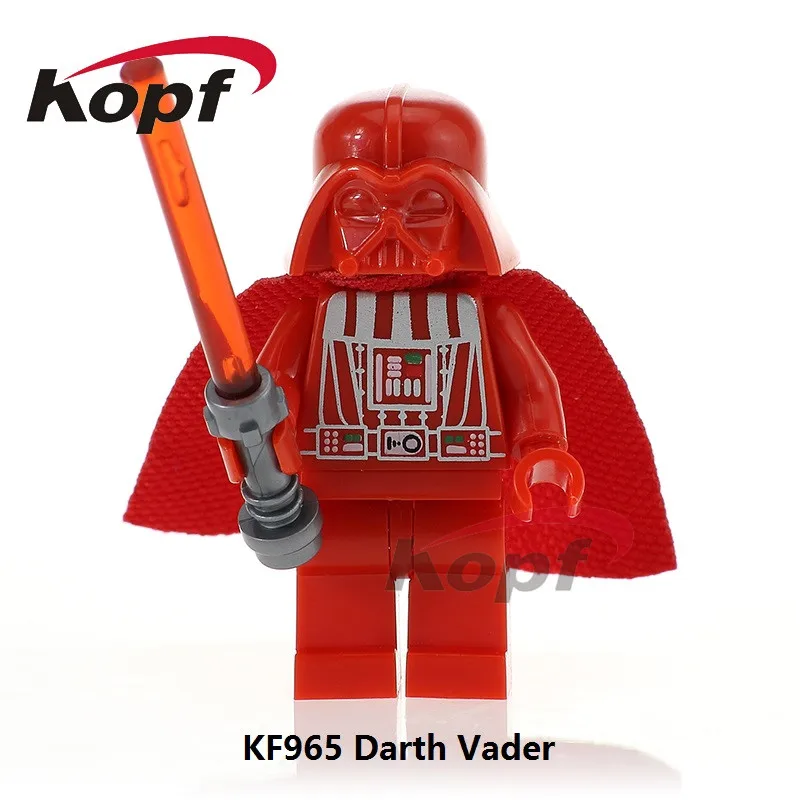 Single Sale Space Red Darth Vader Yoda Luke Skywalker Han Solo Logray Paploo Ewok Building Blocks Toys for children KF965
Single Sale Space Red Darth Vader Yoda Luke Skywalker Han Solo Logray Paploo Ewok Building Blocks Toys for children KF965