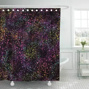 Shower Curtain with Hooks Neon Pattern with Colorful Blots Paint Dot Splash Graffiti Bright Modern Spray Decorative Bathroom
Shower Curtain with Hooks Neon Pattern with Colorful Blots Paint Dot Splash Graffiti Bright Modern Spray Decorative Bathroom