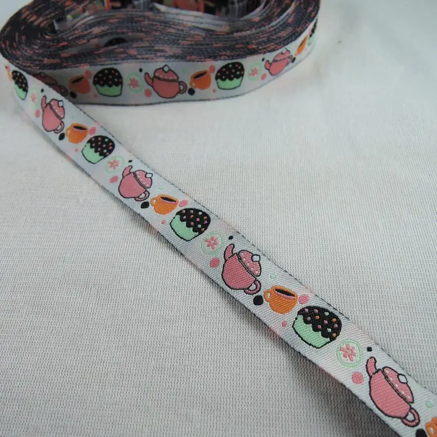 5/8" 16mm Cake Tea Woven jacquard ribbon polyester 10 yards, DIY handmade materials trims , wedding gift wrap CX36
5/8" 16mm Cake Tea Woven jacquard ribbon polyester 10 yards, DIY handmade materials trims , wedding gift wrap CX36
