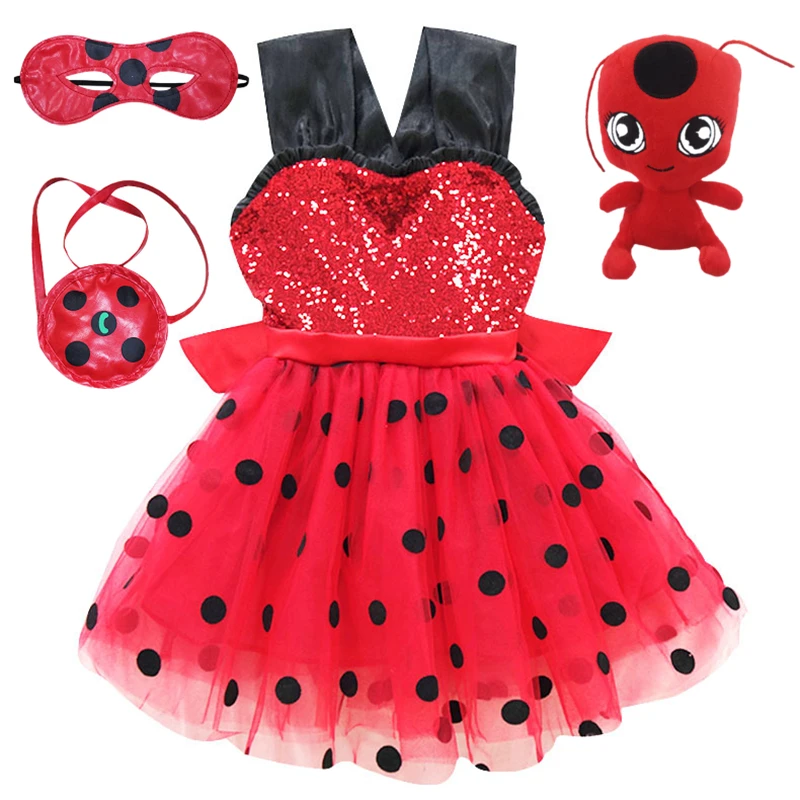 2019 New Ladybug Moana Kids Clothes Summer Lady Bug birthday Party Dresses toy bag doll Costume Girls Halloween Cosplay Dress
2019 New Ladybug Moana Kids Clothes Summer Lady Bug birthday Party Dresses toy bag doll Costume Girls Halloween Cosplay Dress