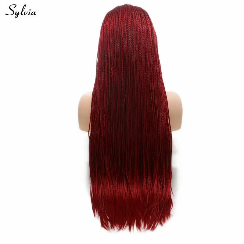 Sylvia High Temperature Fiber Braided Box Braids Wig Red/Blond Color Synthetic Lace Front Wig For Women Cosplay Natural Hairline
Sylvia High Temperature Fiber Braided Box Braids Wig Red/Blond Color Synthetic Lace Front Wig For Women Cosplay Natural Hairline