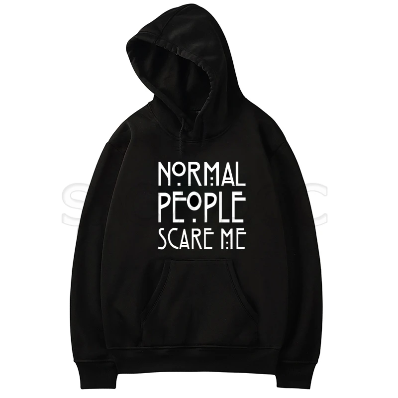 Normal People Scare Me Women Men Hoodies Hip Hop Sweatshirt American Horror Story Print Tracksuit Autumn Winter Outwear Hooded
Normal People Scare Me Women Men Hoodies Hip Hop Sweatshirt American Horror Story Print Tracksuit Autumn Winter Outwear Hooded