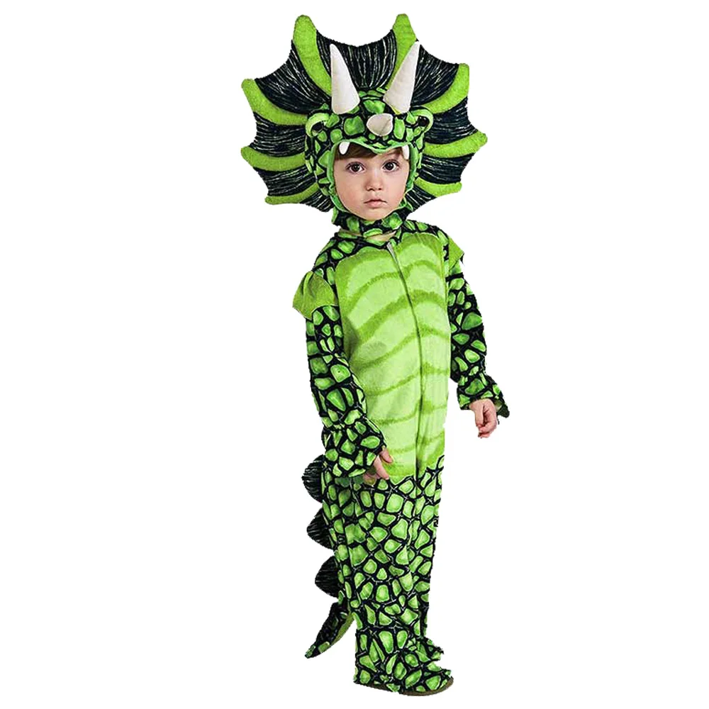 Toddler Triceratops Costume Baby's Dragon Cosplay Dinosaur Jumpsuit For Child Halloween Carnival Cosplay Costumes
Toddler Triceratops Costume Baby's Dragon Cosplay Dinosaur Jumpsuit For Child Halloween Carnival Cosplay Costumes