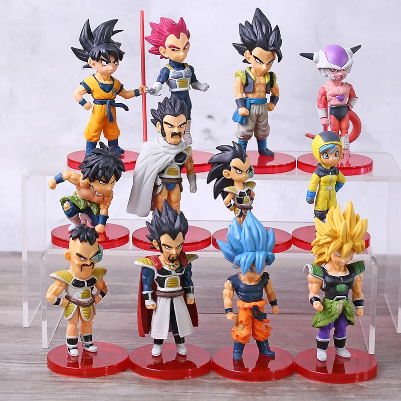 6pcs/set Anime Dragonball figure toy Super Saiyan Son Goku Broly Vegeta Piccolo Raditz figure PVC Model Dragon Ball Toys
6pcs/set Anime Dragonball figure toy Super Saiyan Son Goku Broly Vegeta Piccolo Raditz figure PVC Model Dragon Ball Toys