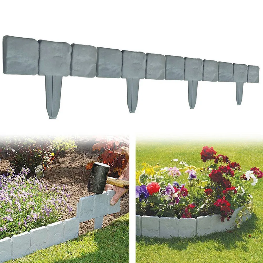 10pcs/lot Grey Garden Fence Edging Cobbled Stone Effect DIY Fairy Garden Micro Dollhouse Flower Gates Bed Border Decor Ornament
10pcs/lot Grey Garden Fence Edging Cobbled Stone Effect DIY Fairy Garden Micro Dollhouse Flower Gates Bed Border Decor Ornament