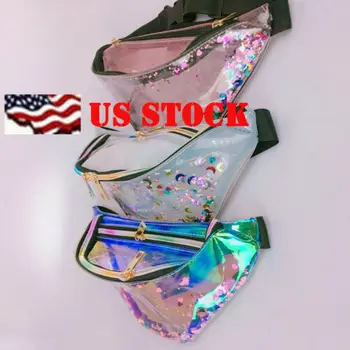 Women Holographic Transparent Fanny Pack Laser Waist Bag Purse Accessory Gift Laser Quicksand Pocket Women Hot Waist Packs Bag
Women Holographic Transparent Fanny Pack Laser Waist Bag Purse Accessory Gift Laser Quicksand Pocket Women Hot Waist Packs Bag