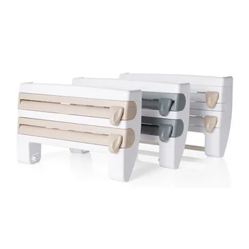 Multifunctional Wrap Cutting Device Wall Mounted Shelf Plastic Refrigerator Cling Film Storage Rack Holder Kitchen Accessories
Multifunctional Wrap Cutting Device Wall Mounted Shelf Plastic Refrigerator Cling Film Storage Rack Holder Kitchen Accessories