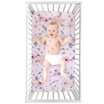 Newborn Portable Baby Stretchy Fitted Crib Sheets Set Crib Soft Mattress Active Printing Dyeing Infant Bed Sheets
Newborn Portable Baby Stretchy Fitted Crib Sheets Set Crib Soft Mattress Active Printing Dyeing Infant Bed Sheets
