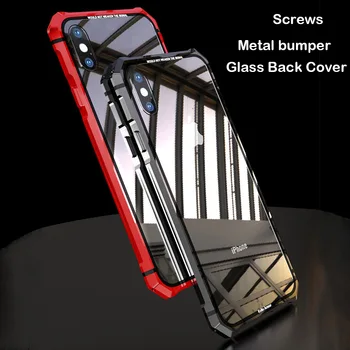 Luxury Clear Glass Armor Case For iPhone X Case metal Frame Tempered Glass Cover For Apple iPhone X iPhone10 Fundas
Luxury Clear Glass Armor Case For iPhone X Case metal Frame Tempered Glass Cover For Apple iPhone X iPhone10 Fundas