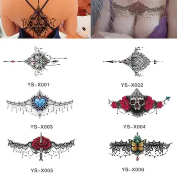 1pc Colorful Waterproof Tattoo Stickers Women Body Chest Back Art Temporary Tattoo Girl Waist Jewelry Bracelet Flash Tatoos
1pc Colorful Waterproof Tattoo Stickers Women Body Chest Back Art Temporary Tattoo Girl Waist Jewelry Bracelet Flash Tatoos