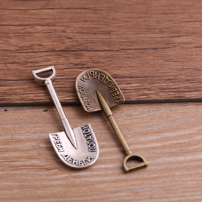 PULCHRITUDE 10PCS 15*45mm Metal Alloy Three Color Shovel Charms Pendant for Jewelry Making DIY Handmade Craft
PULCHRITUDE 10PCS 15*45mm Metal Alloy Three Color Shovel Charms Pendant for Jewelry Making DIY Handmade Craft