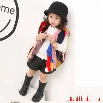 2019 Fashion Autumn Winter Children Girls Real Rabbit Fur Vest Kids Girls Thick Warm Colorful Waistcoat Teenage Outerwear W119
2019 Fashion Autumn Winter Children Girls Real Rabbit Fur Vest Kids Girls Thick Warm Colorful Waistcoat Teenage Outerwear W119