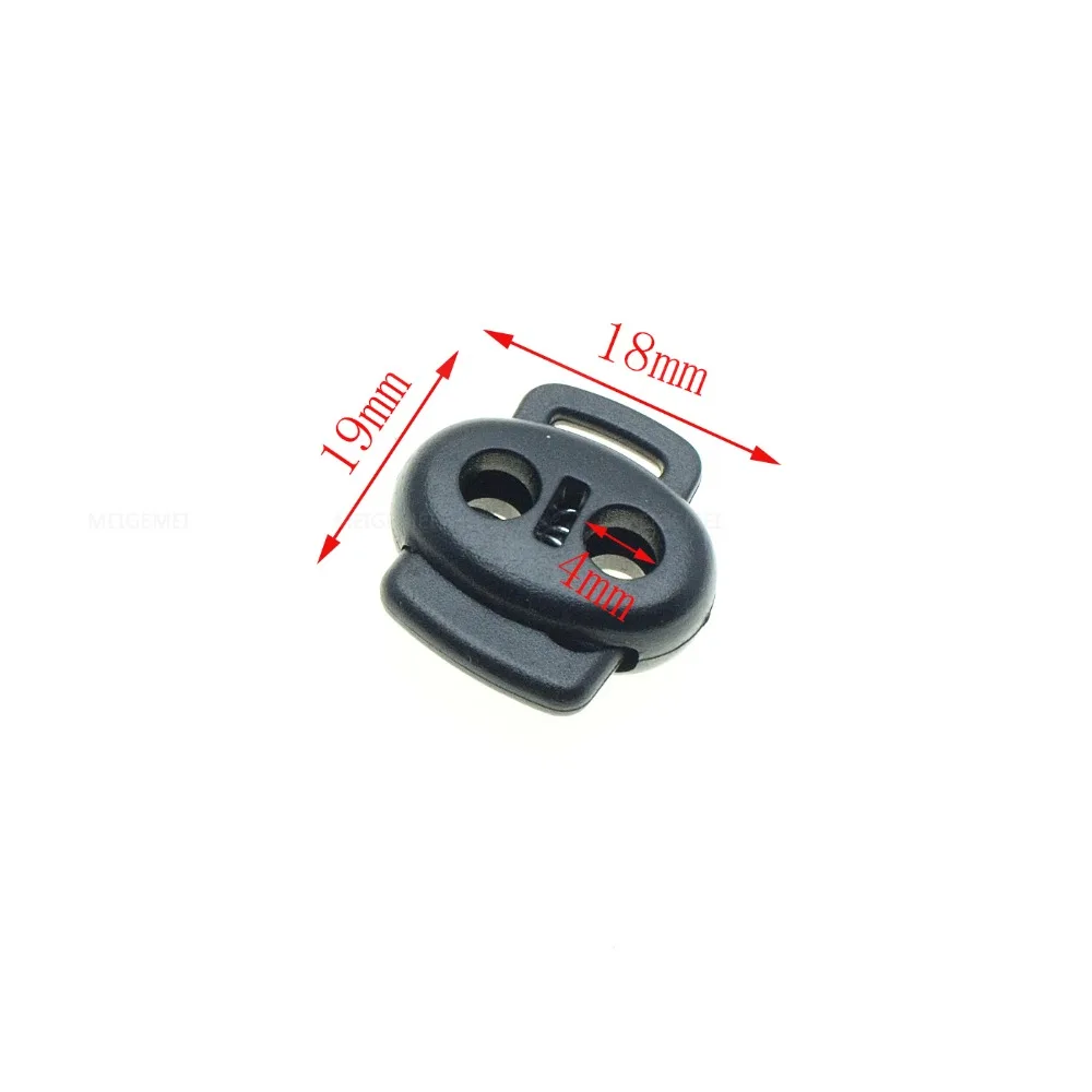 10pcs/pack 2 Holes&Webbing Hole Cord Lock Stopper Plastic Toggle Clip Black Size:19mm*19mm*6mm
10pcs/pack 2 Holes&Webbing Hole Cord Lock Stopper Plastic Toggle Clip Black Size:19mm*19mm*6mm