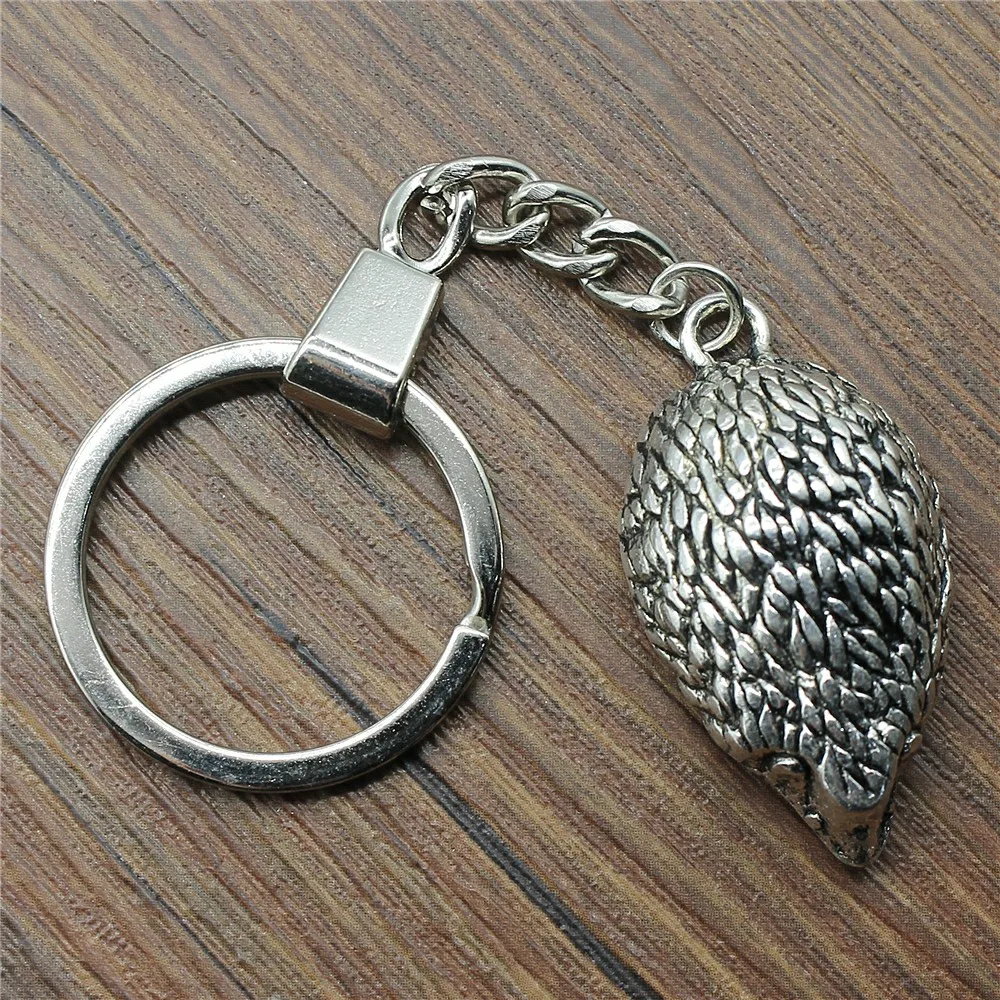 Keyring 3D Hedgehog Keychain 40x21mm Antique Silver 3D Hedgehog Key Chain Party Souvenir Gifts For Women
Keyring 3D Hedgehog Keychain 40x21mm Antique Silver 3D Hedgehog Key Chain Party Souvenir Gifts For Women