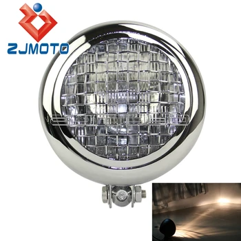Chrome Motorcycle High Low Beam Retro Headlamp Clear Lens12V Round Headlight For Harley Cafe Racer Bobber Custom
Chrome Motorcycle High Low Beam Retro Headlamp Clear Lens12V Round Headlight For Harley Cafe Racer Bobber Custom